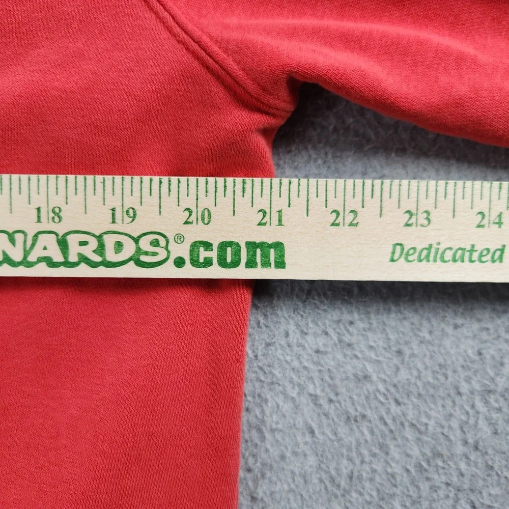 Levis Red Tab Hoodie Mens XL Red Graphic Fleece Lined Comfy Streetwear Pullover